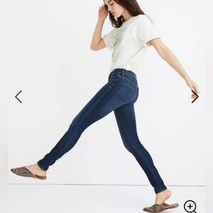 Madewell | Women’s Dark Blue Denim Skinny Skinny Jeans Front/Back Pockets, 28x32